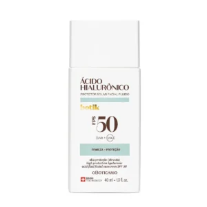 Crema solare viso SPF50 con acido ialuronico Botik, 40ml