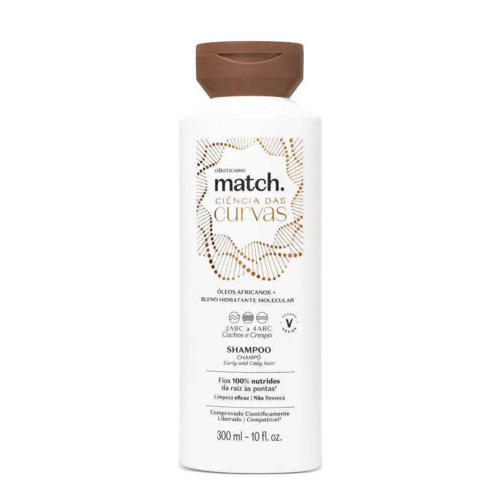 Shampoo rivitalizzante per capelli ricci Match