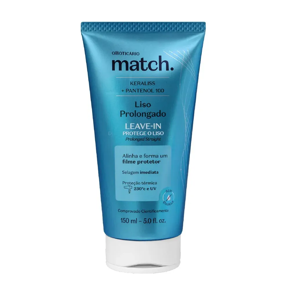 Balsamo senza risciacquo per capelli lisci Match